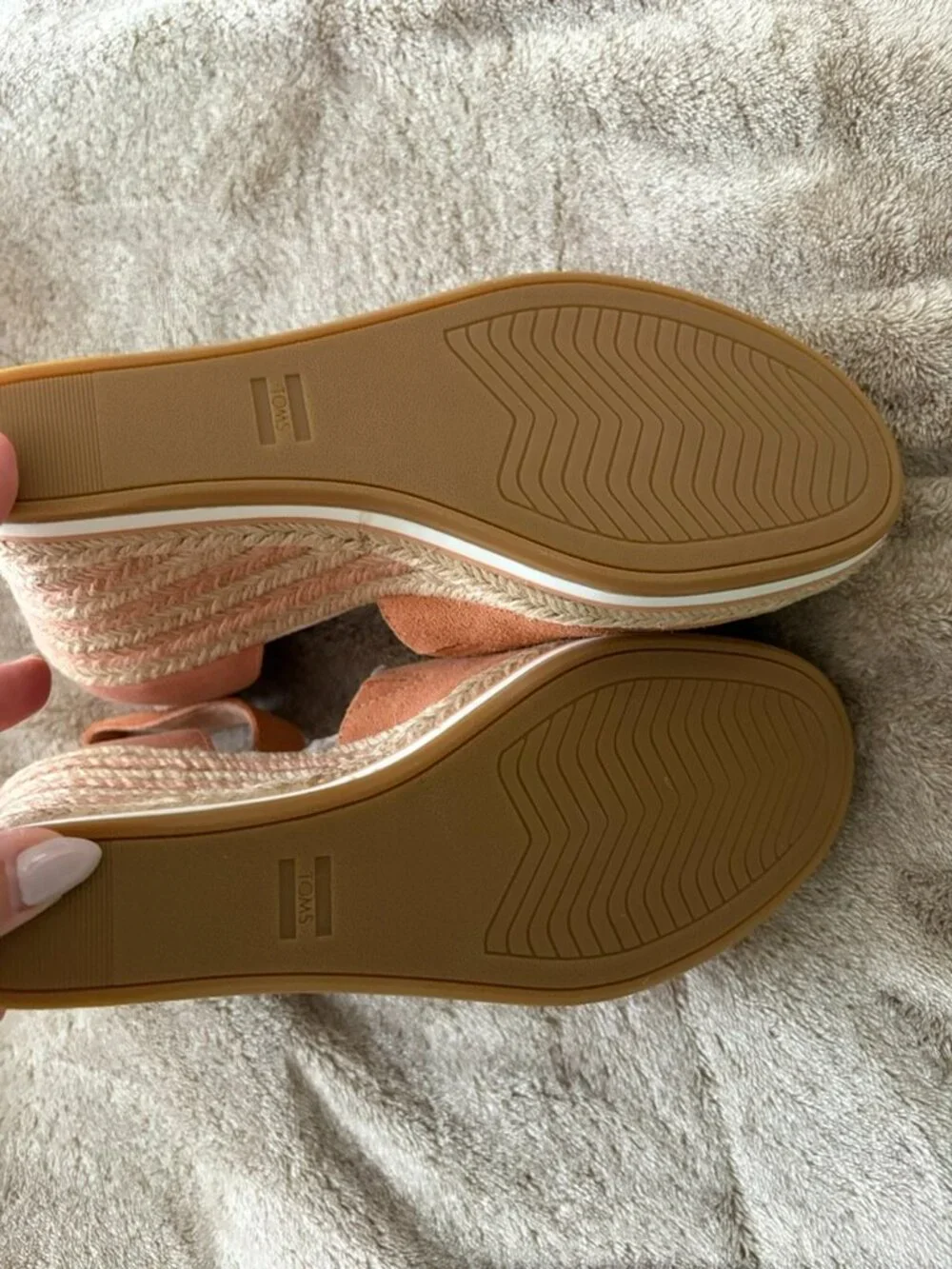Toms Marisol suede wedge sandal